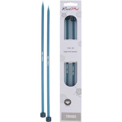 KnitPro - Trendz - Turquoise - 5.50 mm - Aiguilles à tricoter KnitPro - Trendz - Turquoise - 5.50 mm - Aiguilles à tricoter