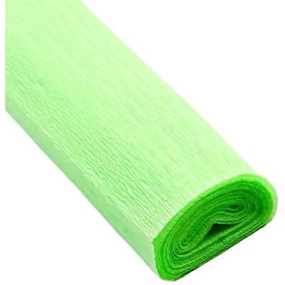 GIYXHU Lot de 4 rouleaux de papier crépon coloré pour origami 50 x 250 cm Pour décoration de fleurs Vert gazon GIYXHU Lot de 4 rouleaux de papier crépon coloré pour origami 50 x 250 cm Pour décoration de fleurs Vert gazon