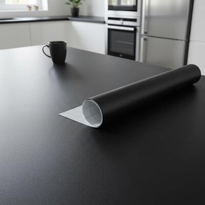 Ambiance Sticker Rouleau Adhésif au Mètre Autocollants Revêtement Adhésif Cuisine, Meubles et Salle de Bain Granit Noir H60 cm x L2 m Ambiance Sticker Rouleau Adhésif au Mètre Autocollants Revêtement Adhésif Cuisine, Meubles et Salle de Bain Granit Noir H60 cm x L2 m