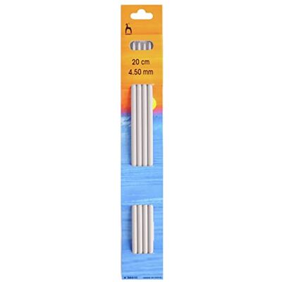 Pony Aiguilles à tricoter à double extrémité, aluminium, multicolore, 4,5 mm Pony Aiguilles à tricoter à double extrémité, aluminium, multicolore, 4,5 mm