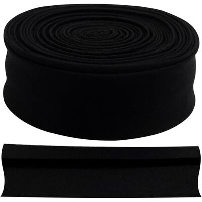 AERZETIX C77477 Ruban en biais plié pour coudre 4,5 m x 25 mm en 20 % coton et 80 % polyester Noir AERZETIX C77477 Ruban en biais plié pour coudre 4,5 m x 25 mm en 20 % coton et 80 % polyester Noir