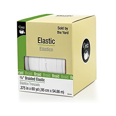 Dritz Tresse de 0,95 cm, blanc, 57,4 m, élastique de 0,9 cm par 58,4 m Dritz Tresse de 0,95 cm, blanc, 57,4 m, élastique de 0,9 cm par 58,4 m