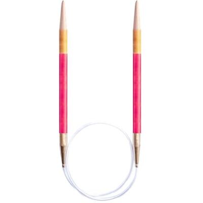 Pony Flair Peint à la main Circulaire Tricot Aiguilles Flexible Câble avec Brevetée Articulation Glydon pour Artisanat Projets, Bois d'Érable, 40cm x 6.00mm 1 Aiguille Pony Flair Peint à la main Circulaire Tricot Aiguilles Flexible Câble avec Brevetée Articulation Glydon pour Artisanat Projets, Bois d'Érable, 40cm x 6.00mm 1 Aiguille