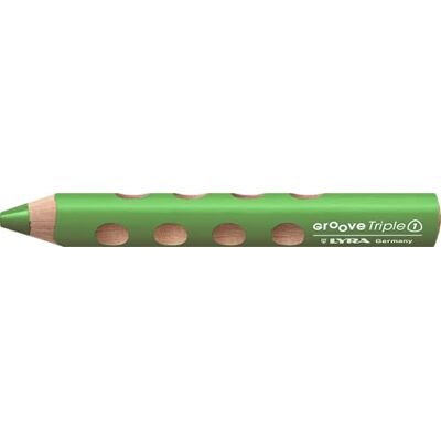 LYRA GROOVE TRIPLE 1 Stylo 3 en 1 Crayon de couleur, crayon aquarelle et craie cire, vert pastel, lot de 6 stylos LYRA GROOVE TRIPLE 1 Stylo 3 en 1 Crayon de couleur, crayon aquarelle et craie cire, vert pastel, lot de 6 stylos
