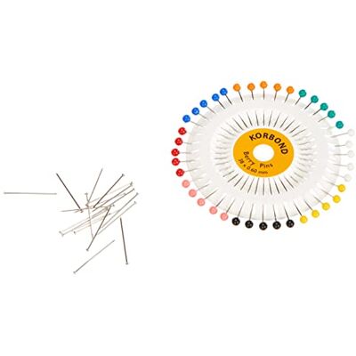 KORBOND Épingles à coudre, Multicolore, 340 KORBOND Épingles à coudre, Multicolore, 340