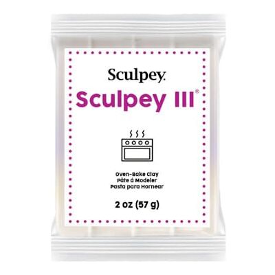 Sculpey Pâte polymère Nacre III (cuisson au four ménager) 56 gr Sculpey Pâte polymère Nacre III (cuisson au four ménager) 56 gr
