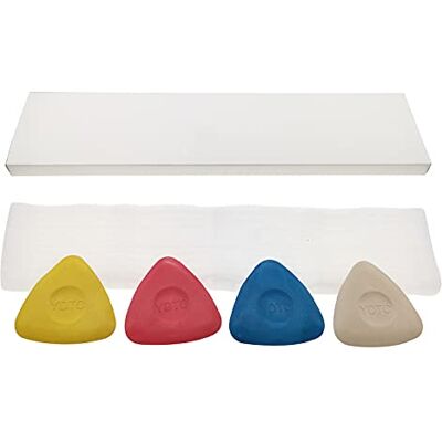 JUHONNZ Craie Couture,4 Pcs Craie Tailleur de Couleur de Craie de Couturiers Craie Couture Tissu Triangle Crayon Couture pour Marquage de Couture JUHONNZ Craie Couture,4 Pcs Craie Tailleur de Couleur de Craie de Couturiers Craie Couture Tissu Triangle Crayon Couture pour Marquage de Couture