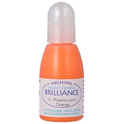 Tsukineko Brilliance Recharge encres Re-Inker, Grain de café Tsukineko Brilliance Recharge encres Re-Inker, Grain de café