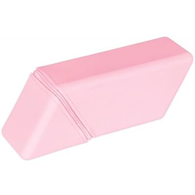 gimboo Trousse pliable en silicone 20 x 7 x 5,5 cm Rose Pour enfants garçons et filles gimboo Trousse pliable en silicone 20 x 7 x 5,5 cm Rose Pour enfants garçons et filles