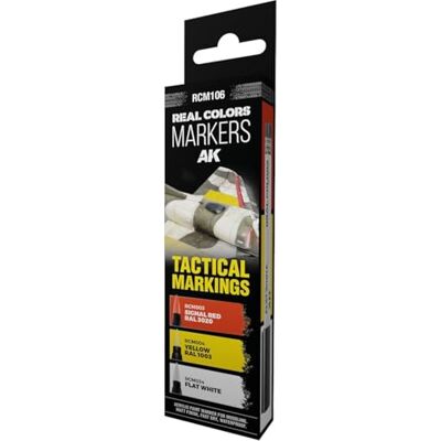 AK Interactive AK Real Colors RCM106 Lot de 3 marqueurs tactiques AK Interactive AK Real Colors RCM106 Lot de 3 marqueurs tactiques