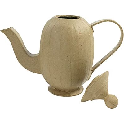 décopatch AC796C Un support en papier brun mâché 20x9x16,5 cm Waterproof Théière décopatch AC796C Un support en papier brun mâché 20x9x16,5 cm Waterproof Théière
