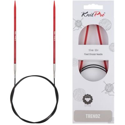 KnitPro Trendz Aiguille à tricoter - Rouge - 3,50mm US4 KnitPro Trendz Aiguille à tricoter - Rouge - 3,50mm US4