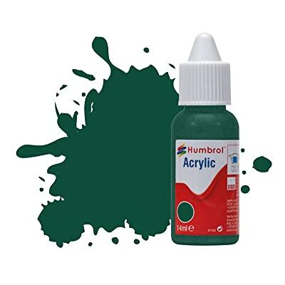 Humbrol Peinture acrylique pour modélisme DB0149 No 149 Vert foncé Mat (14 ml) Peinture acrylique pour modèles, plastique, métal, bois, verre, céramique et plus encore Flacon de peinture Humbrol Peinture acrylique pour modélisme DB0149 No 149 Vert foncé Mat (14 ml) Peinture acrylique pour modèles, plastique, métal, bois, verre, céramique et plus encore Flacon de peinture