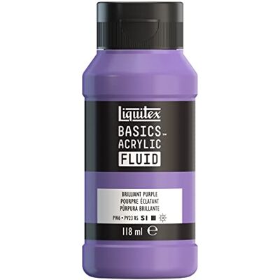 Liquitex - Basics Fluid - Brilliant Purple - Peinture acrylique Liquitex - Basics Fluid - Brilliant Purple - Peinture acrylique