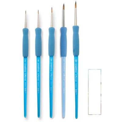 Raphael Pinceau Symbiose Rond Série 8000 Set 5 pcs NO. 2, 4, 6, 8, 10 Fibres Synthétiques pour Acrylique Aquarelle Gouache Huile Raphael Pinceau Symbiose Rond Série 8000 Set 5 pcs NO. 2, 4, 6, 8, 10 Fibres Synthétiques pour Acrylique Aquarelle Gouache Huile