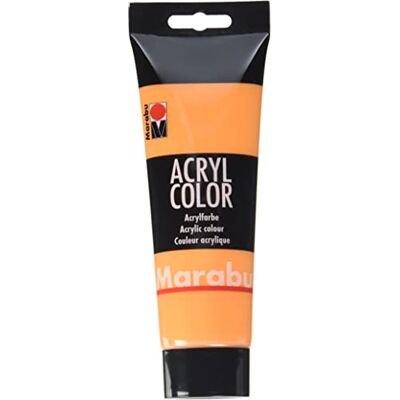 Marabu 12010025013 – Peinture acrylique crémeuse à base d'eau, séchage rapide, résistante à la lumière, imperméable, à appliquer avec pinceau et éponge sur toile, papier et bois Orange 225 ml Marabu 12010025013 – Peinture acrylique crémeuse à base d'eau, séchage rapide, résistante à la lumière, imperméable, à appliquer avec pinceau et éponge sur toile, papier et bois Orange 225 ml