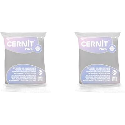 Cernit CE8656085AMZC Un lot de 2 Pains de Pâte Polymère PEARL Pâte à Modeler à Cuire, Pâte cuisson modelage adultes Couleur Blanc Nacré 2 Blocs de 56 g Cernit CE8656085AMZC Un lot de 2 Pains de Pâte Polymère PEARL Pâte à Modeler à Cuire, Pâte cuisson modelage adultes Couleur Blanc Nacré 2 Blocs de 56 g