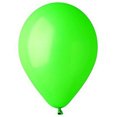 Ciao Lot de 100 ballons en latex naturel de qualité supérieure G120 (Ø 33 cm / 13 "), vert Ciao Lot de 100 ballons en latex naturel de qualité supérieure G120 (Ø 33 cm / 13 "), vert