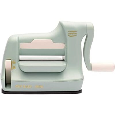Creative Machine de découpe et de gaufrage Cut Easy Mini 7,5 cm Vert menthe Outils de loisirs créatifs pour gaufrage, scrapbooking, bricolage, fabrication de cartes et journaling Creative Machine de découpe et de gaufrage Cut Easy Mini 7,5 cm Vert menthe Outils de loisirs créatifs pour gaufrage, scrapbooking, bricolage, fabrication de cartes et journaling