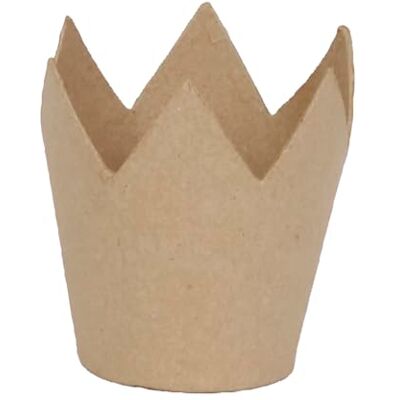 décopatch AC880Cpack Un Lot de 5 supports en papier brun mâché 8x8x8 cm, Coupelle couronne décopatch AC880Cpack Un Lot de 5 supports en papier brun mâché 8x8x8 cm, Coupelle couronne
