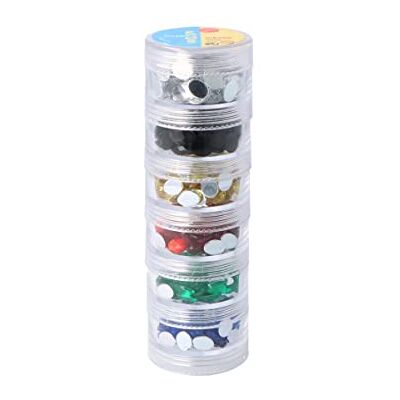 INNSPIRO Set de pierres décoratives acryliques ovales couleurs basiques 6 x 8 mm 600 u.env INNSPIRO Set de pierres décoratives acryliques ovales couleurs basiques 6 x 8 mm 600 u.env