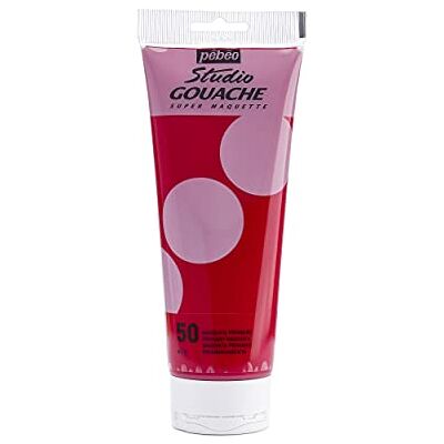PEBEO Pébéo – Peinture Gouache 220ml – Tube de Peinture Gouache Qualité Fine – Idéal Travaux Étude – 1 Tube de 220 ml Magenta PEBEO Pébéo – Peinture Gouache 220ml – Tube de Peinture Gouache Qualité Fine – Idéal Travaux Étude – 1 Tube de 220 ml Magenta