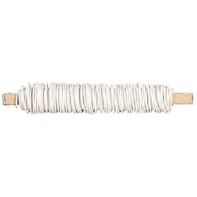 Rayher 24116102 Fil de Papier – Enroulé sur du Bois 55 mm Ø, 50 g – Blanc Rayher 24116102 Fil de Papier – Enroulé sur du Bois 55 mm Ø, 50 g – Blanc
