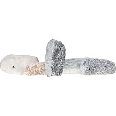 Honsell Amulette en stéatite brute, avec trou de 3 mm, assorties en différentes tailles (environ 3 à 4 cm) dans les tons gris, marron et vert Honsell Amulette en stéatite brute, avec trou de 3 mm, assorties en différentes tailles (environ 3 à 4 cm) dans les tons gris, marron et vert
