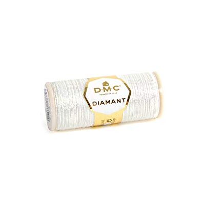 DMC Diamant Fil à coudre métallique Blanc 38 m DMC Diamant Fil à coudre métallique Blanc 38 m