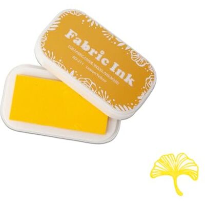 Sicheii Tampons encreurs pour tampons en caoutchouc, tampon encreur pour tissu, bois, papier, tampon encreur lavable pour empreintes digitales, tampons encreurs pour loisirs créatifs, couleur jaune Sicheii Tampons encreurs pour tampons en caoutchouc, tampon encreur pour tissu, bois, papier, tampon encreur lavable pour empreintes digitales, tampons encreurs pour loisirs créatifs, couleur jaune