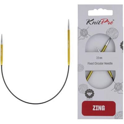 Aiguille à tricoter circulaire fixe KnitPro Zing 25cm x 3.5mm Aiguille à tricoter circulaire fixe KnitPro Zing 25cm x 3.5mm