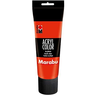 Marabu 12010025006 – Acrylique Color rouge étain 225 ml Peinture acrylique crémeuse à base d'eau, séchage rapide, résistant à la lumière, imperméable, à appliquer avec pinceau et éponge sur toile, papier et bois Marabu 12010025006 – Acrylique Color rouge étain 225 ml Peinture acrylique crémeuse à base d'eau, séchage rapide, résistant à la lumière, imperméable, à appliquer avec pinceau et éponge sur toile, papier et bois