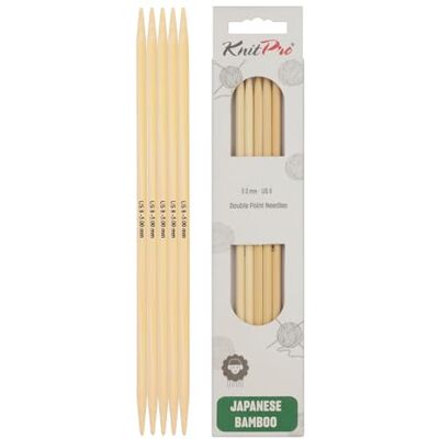 KnitPro Aiguilles en bambou 15cm US8 - knitting needles KnitPro Aiguilles en bambou 15cm US8 - knitting needles