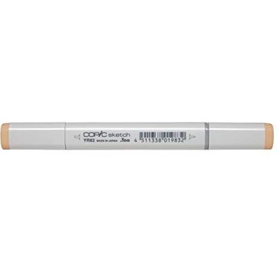 Copic Marqueur de sketch type YR – 82, Mellow Peach – Feutres Marqueur Peinture Professionnel à base d'alcool, avec pointe super brosse et pointe moyenne Copic Marqueur de sketch type YR – 82, Mellow Peach – Feutres Marqueur Peinture Professionnel à base d'alcool, avec pointe super brosse et pointe moyenne