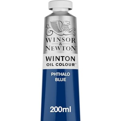 Winsor & Newton Winton 1437516 Peinture à l'huile Bleu phtalo 200 ml Winsor & Newton Winton 1437516 Peinture à l'huile Bleu phtalo 200 ml