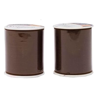 KORBOND Fil à coudre 320 m 2 bobines de 160 m Polyester marron châtaigne Couture main et machine KORBOND Fil à coudre 320 m 2 bobines de 160 m Polyester marron châtaigne Couture main et machine