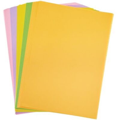 Baker Ross FN206 Papier à sucre A4 Pack of 80, Papier coloré recyclé pour le dessin, le croquis et le scrapbooking Baker Ross FN206 Papier à sucre A4 Pack of 80, Papier coloré recyclé pour le dessin, le croquis et le scrapbooking