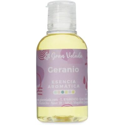 GRAN VELADA Essence aromatique concentrée de géranium pour cosmétiques et bougies artisanales, 250 ml GRAN VELADA Essence aromatique concentrée de géranium pour cosmétiques et bougies artisanales, 250 ml