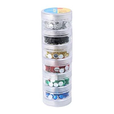 INNSPIRO Lot de pierres décoratives acryliques rondes de 6 mm 600 u.env INNSPIRO Lot de pierres décoratives acryliques rondes de 6 mm 600 u.env
