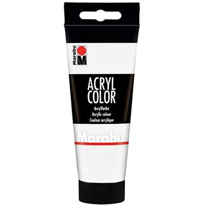 Marabu Peinture Acrylique crémeuse à Base d'eau, séchage Rapide, résistante à la lumière, imperméable à l'eau, Application avec Pinceau et éponge sur Toile, Papier et Bois, 100 ML Marabu Peinture Acrylique crémeuse à Base d'eau, séchage Rapide, résistante à la lumière, imperméable à l'eau, Application avec Pinceau et éponge sur Toile, Papier et Bois, 100 ML