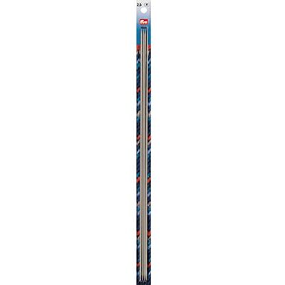 Prym KnitPro Aiguilles à Tricoter en Aluminium Gris 40 cm 2,50 mm Prym KnitPro Aiguilles à Tricoter en Aluminium Gris 40 cm 2,50 mm