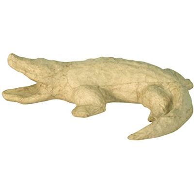 décopatch AP196C Crocodile à décorer en Papier mâché Brun Décoration chambre DIY et Loisirs Créatifs 14x11x3 cm décopatch AP196C Crocodile à décorer en Papier mâché Brun Décoration chambre DIY et Loisirs Créatifs 14x11x3 cm