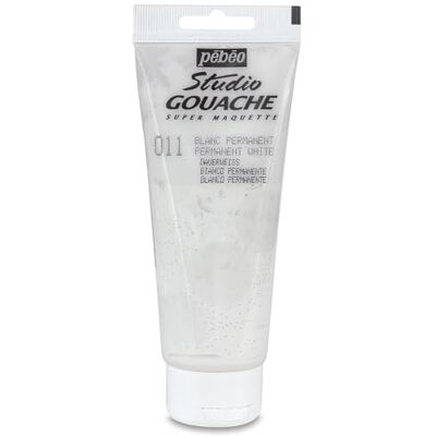 PEBEO Pébéo – Peinture Gouache 100ml – Tube de Peinture Gouache Qualité Fine – Idéal Travaux Étude – 1 Tube de 100 ml Blanc Permanent PEBEO Pébéo – Peinture Gouache 100ml – Tube de Peinture Gouache Qualité Fine – Idéal Travaux Étude – 1 Tube de 100 ml Blanc Permanent
