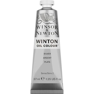 Winsor & Newton Winton Huile 37ml Tube Argent Winsor & Newton Winton Huile 37ml Tube Argent
