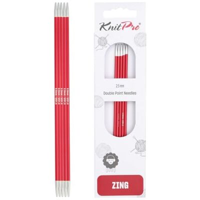 KnitPro KP47033 Set de Goupilles de Tricotage Doubles Rouge 38,5 x 1 x 5 cm KnitPro KP47033 Set de Goupilles de Tricotage Doubles Rouge 38,5 x 1 x 5 cm