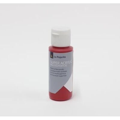 La Pajarita Peinture Acrylique Rouge - Pack de 6 La Pajarita Peinture Acrylique Rouge - Pack de 6