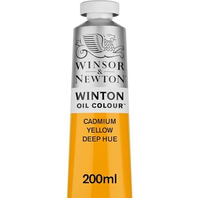 Winsor & Newton Winton 1437115 Peinture à l'huile Jaune cadmium 200 ml Winsor & Newton Winton 1437115 Peinture à l'huile Jaune cadmium 200 ml