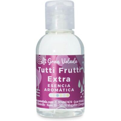 GRAN VELADA Essence aromatique tutti frutti extra concentrée, arômes fruités et agrumes, idéale pour parfums, savons et bougies, 250 ml GRAN VELADA Essence aromatique tutti frutti extra concentrée, arômes fruités et agrumes, idéale pour parfums, savons et bougies, 250 ml
