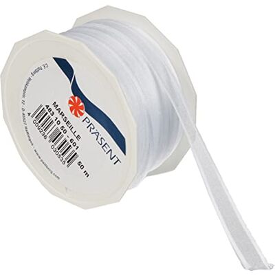 Ruban en organza allemand - Roulé de 50m, 10mm de large - Décoration & bricolage Ruban en organza allemand - Roulé de 50m, 10mm de large - Décoration & bricolage