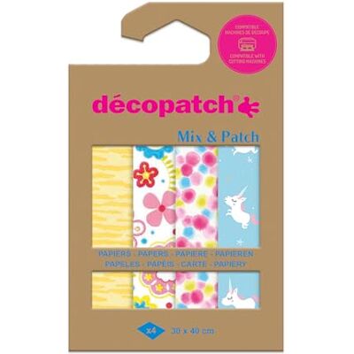 décopatch DP045C Mix & Patch Licornes enchantées décopatch DP045C Mix & Patch Licornes enchantées